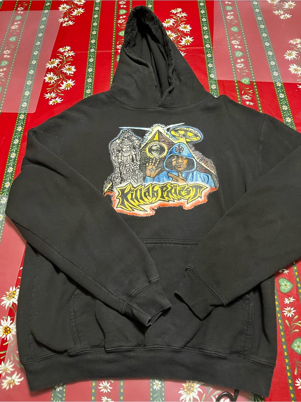 Killah Priest Wu-Tang Clan Graphic Hoodie - Black Size Medium